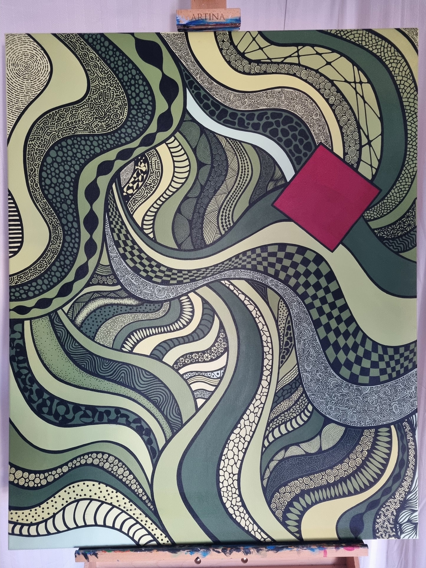 Abstract Patterns Nr. 8 (Green)