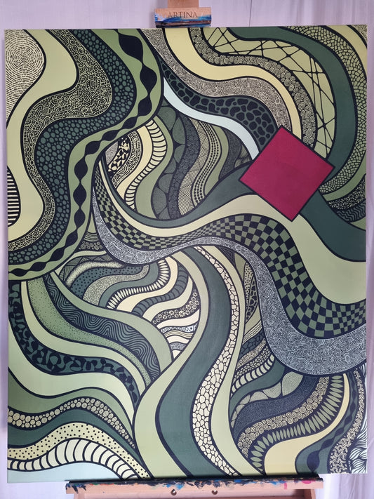 Abstract Patterns Nr. 8 (Green)