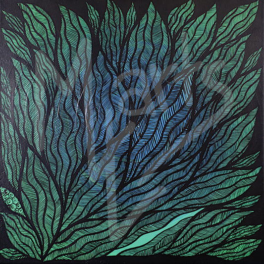 Abstract Patterns No. 8 (Green)