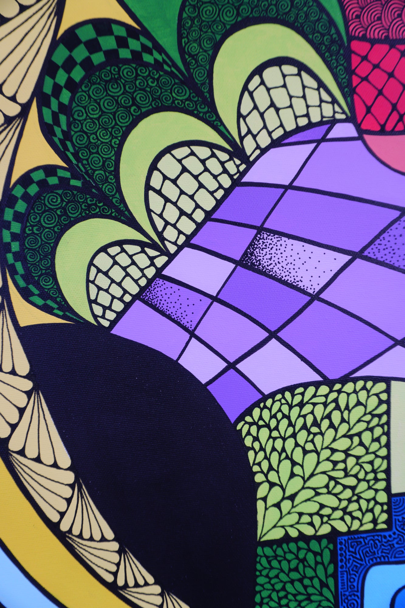 Abstract Patterns No. 8 (Green)