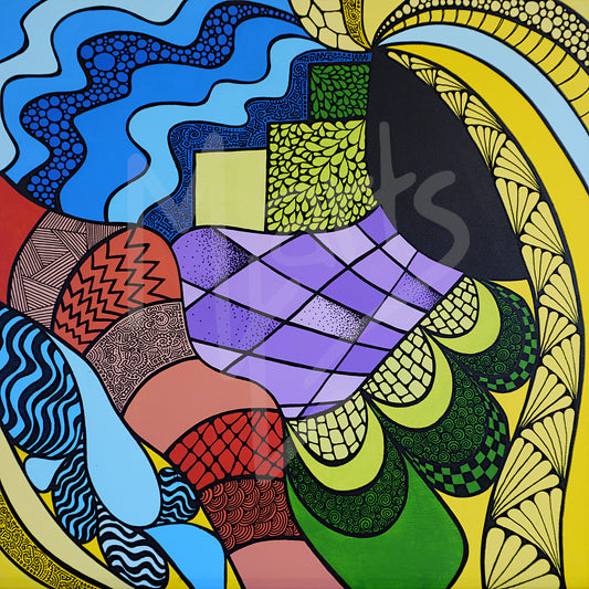 Abstract Patterns No. 8 (Green)