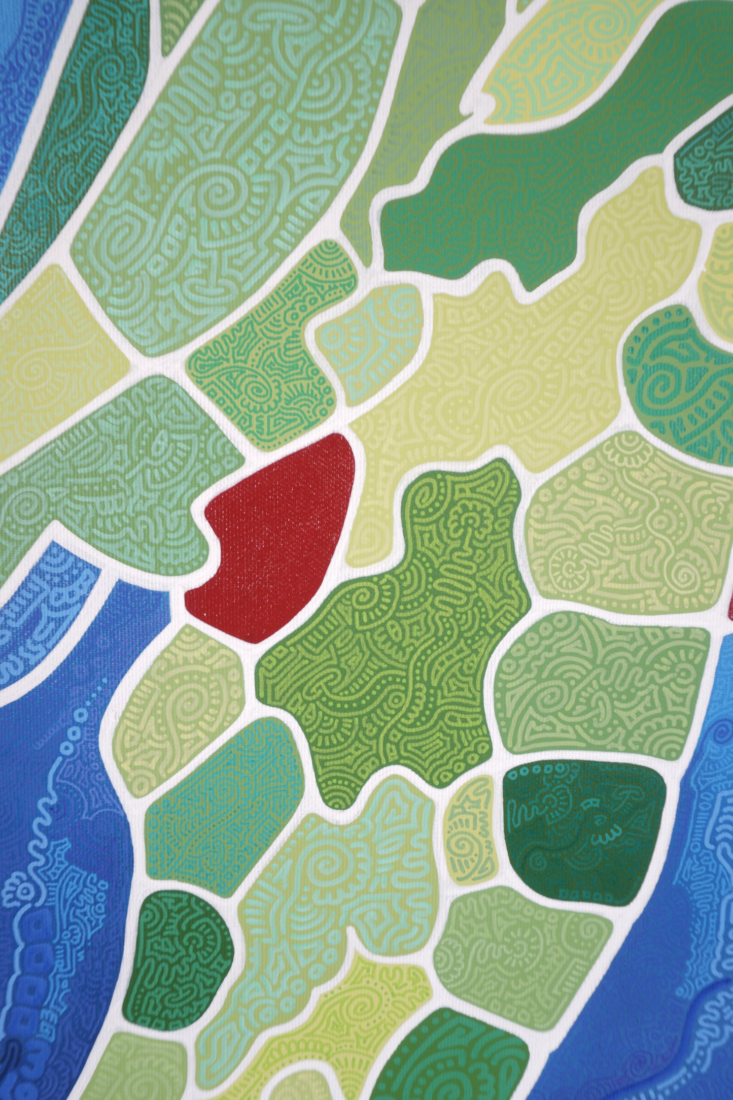 Abstract Patterns No. 8 (Green)