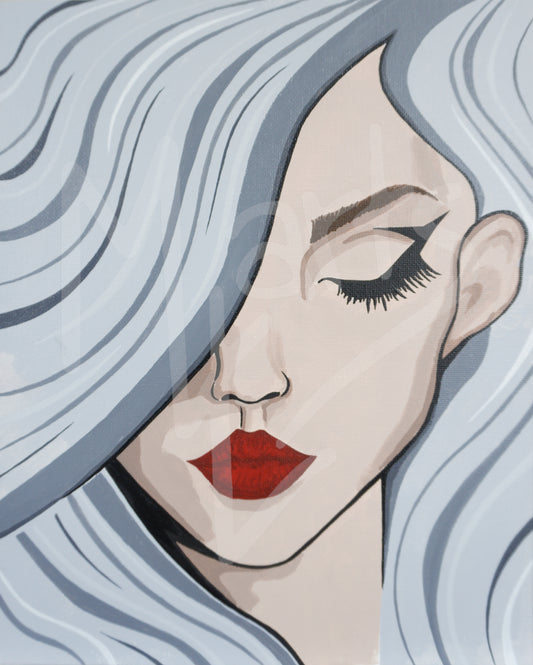 Woman with Grey Hair