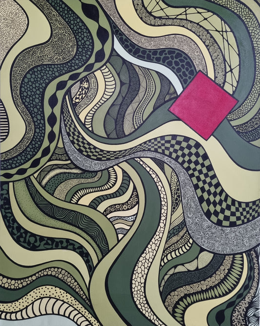 Abstract Patterns Nr. 8 (Green)