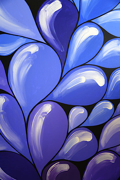 Abstract Blue
