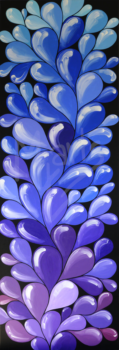 Abstract Blue