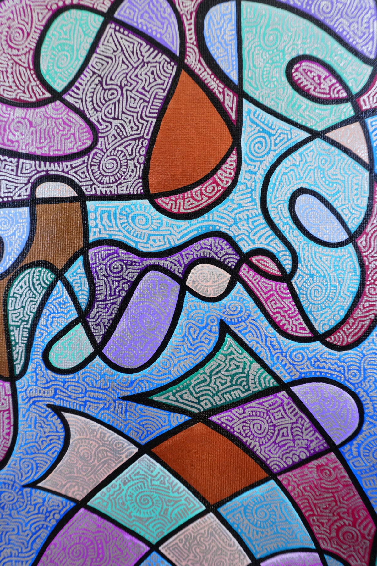 Astract Pattern Abstract Patterns No. 8 (Green) – mll_arts