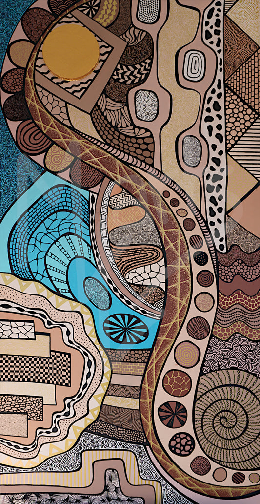 Abstract Patterns No. 8 (Green)