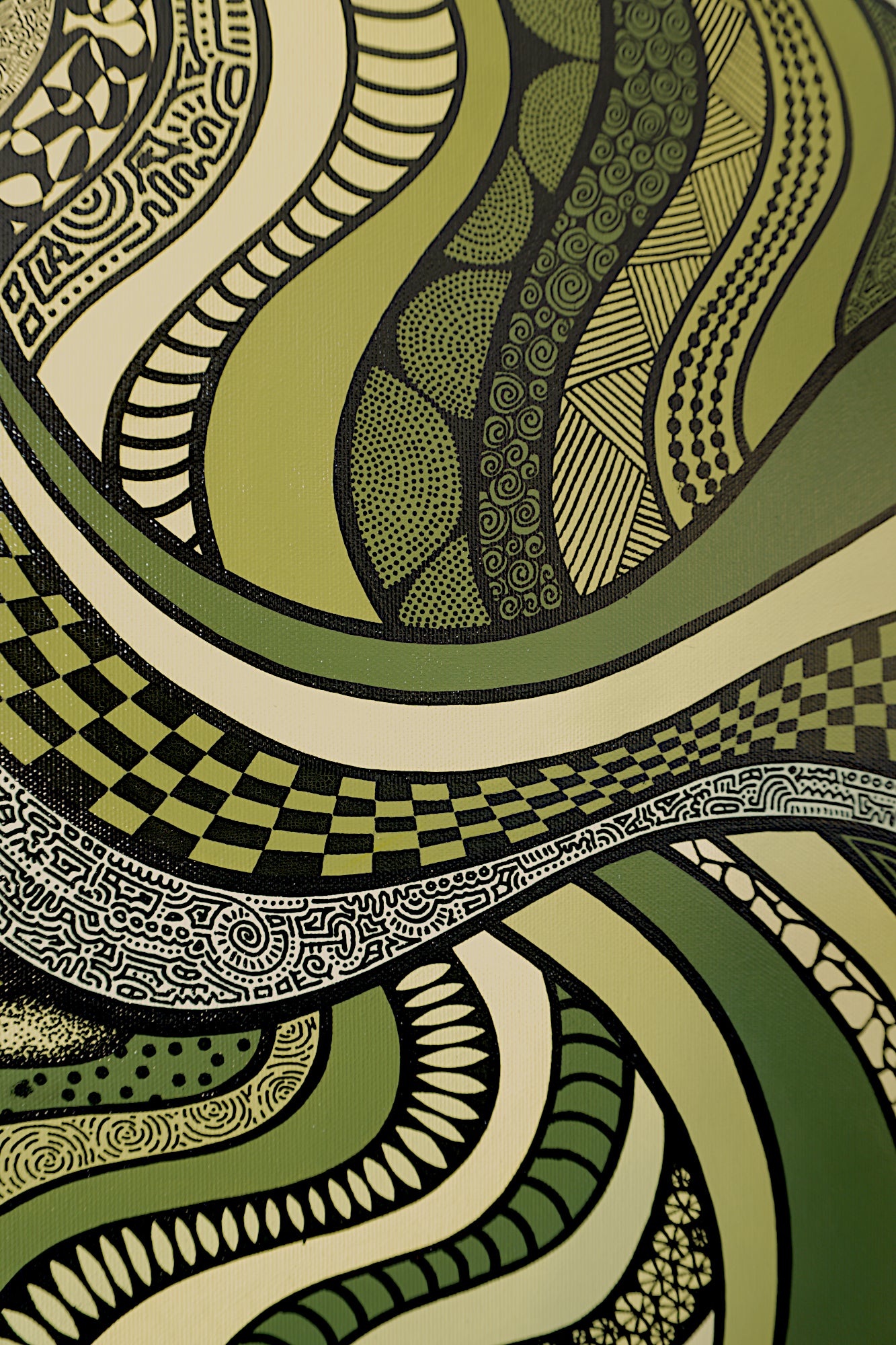 Abstract Patterns No. 8 (Green)