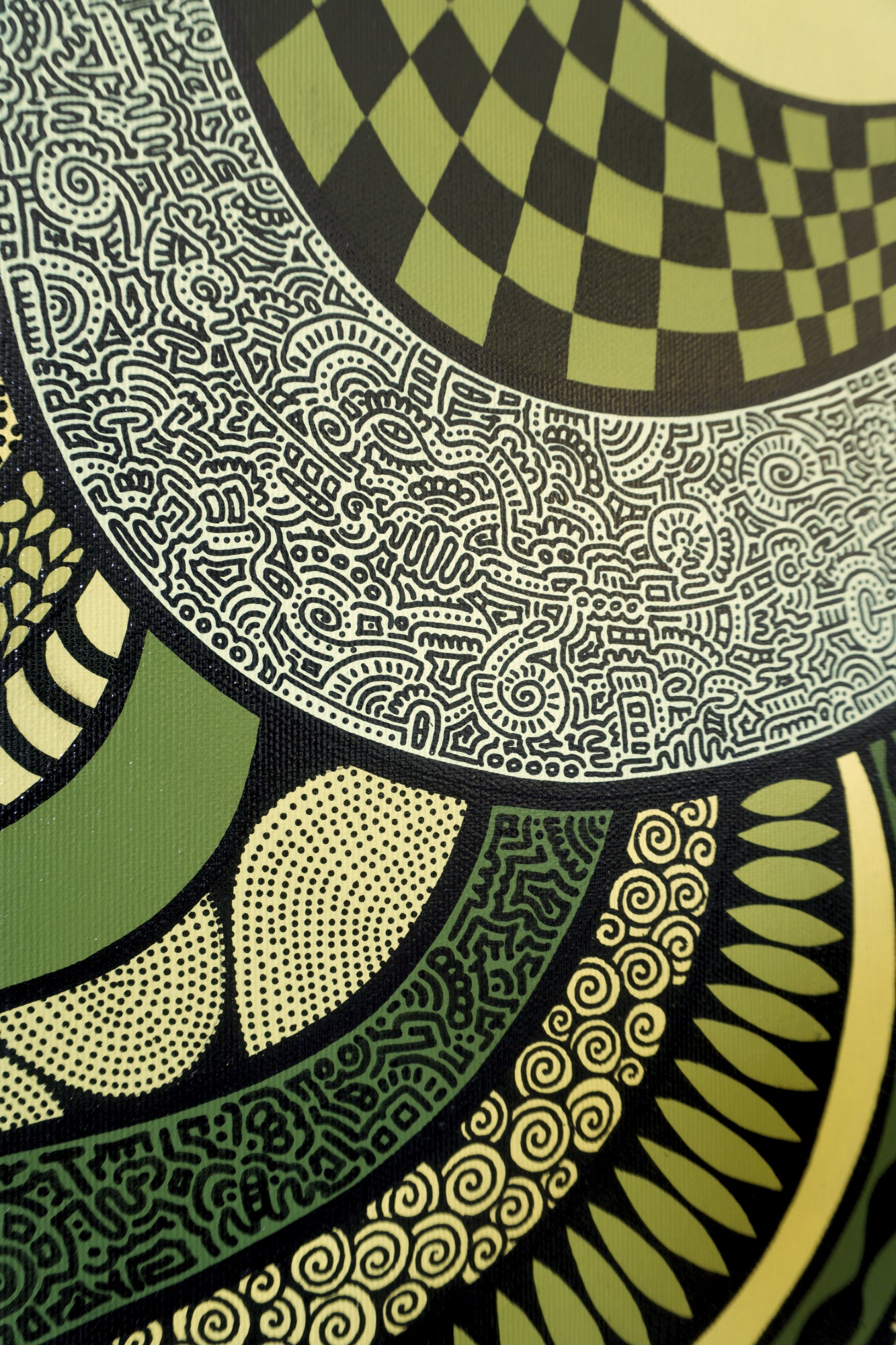 Abstract Patterns No. 8 (Green)