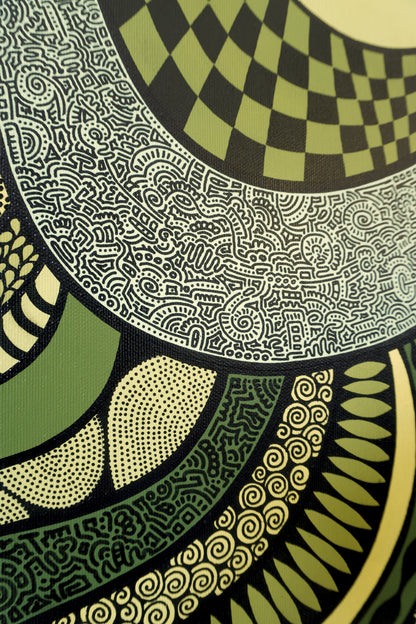 Abstract Patterns No. 8 (Green)
