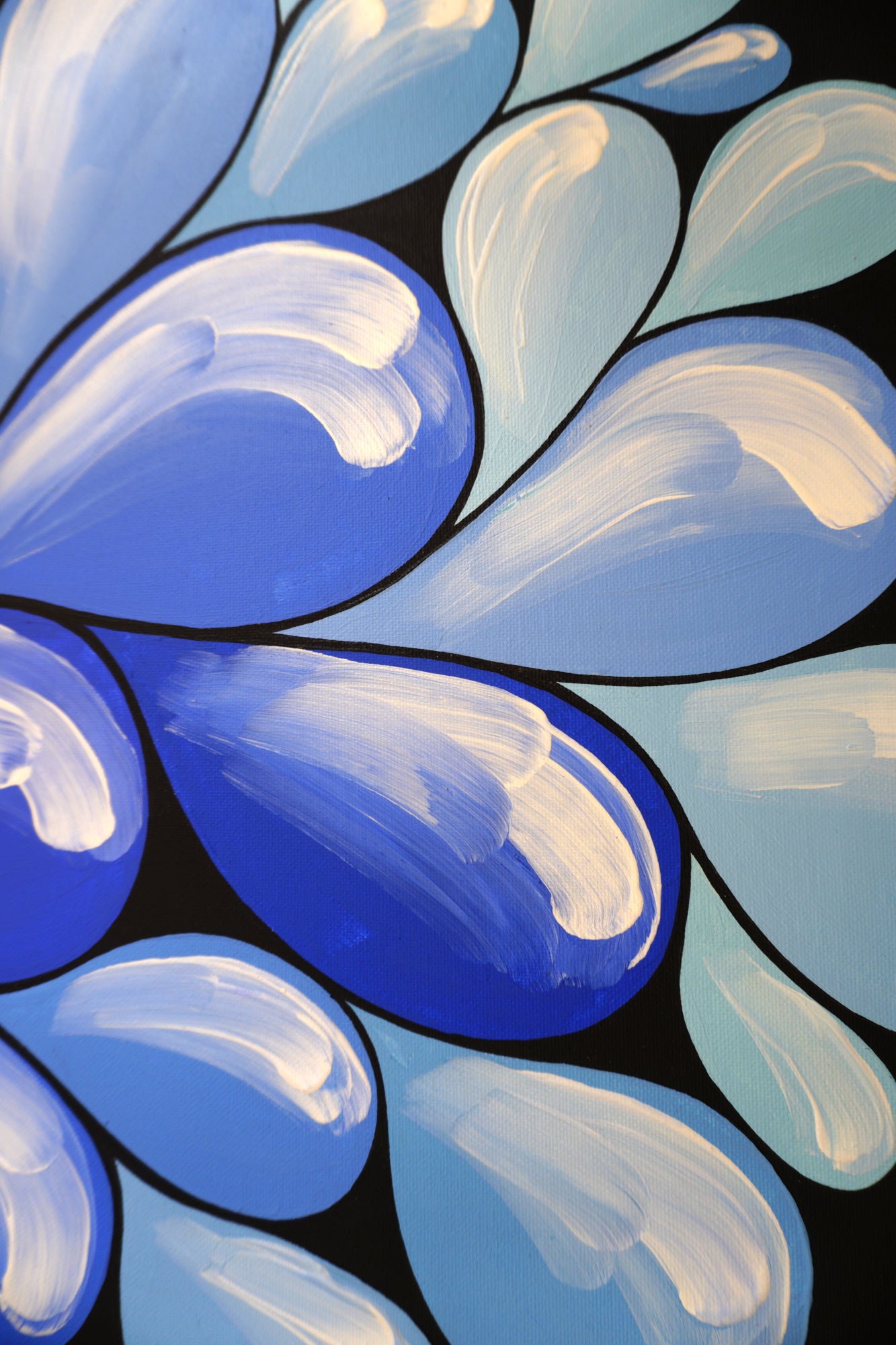 Abstract Blue