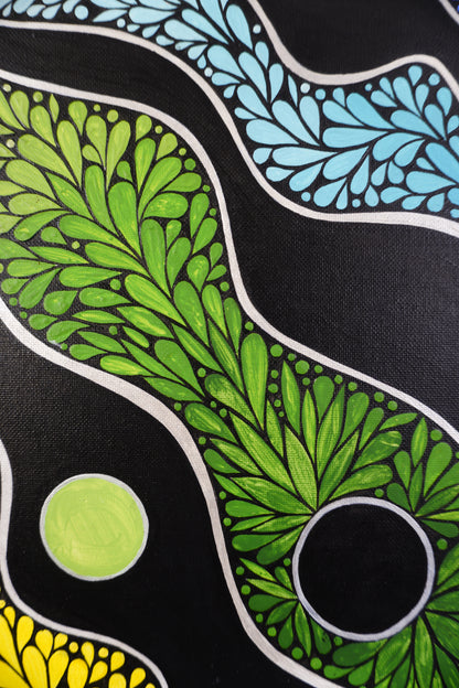 Abstract Patterns No. 8 (Green)