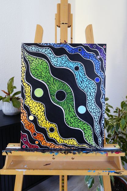 Abstract Patterns No. 8 (Green)