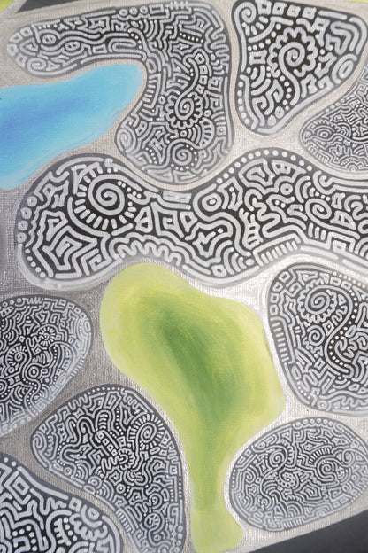 Abstract Patterns No. 8 (Green)