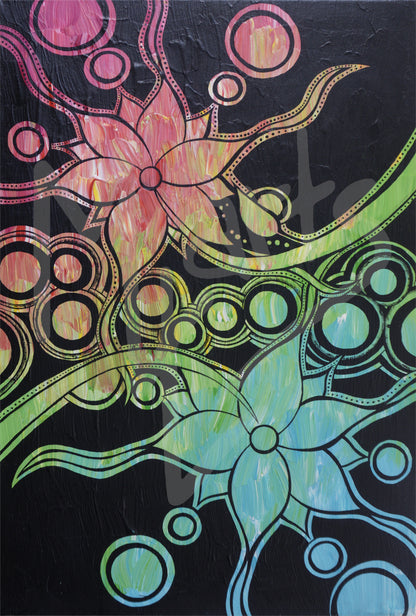 Flowers and Dots