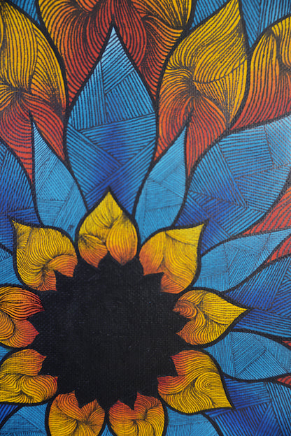 Mandala No. 1 (Orange Red)