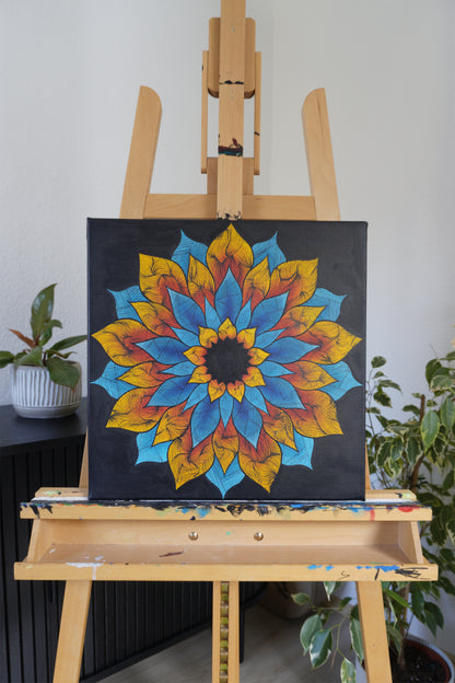 Mandala No. 1 (Orange Red)