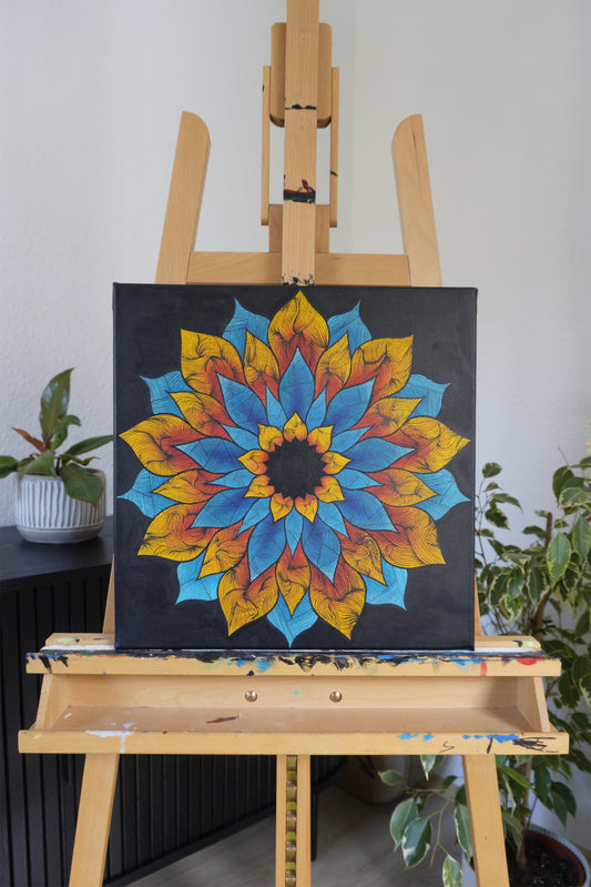 Mandala Nr. 2 (Orange Blue)