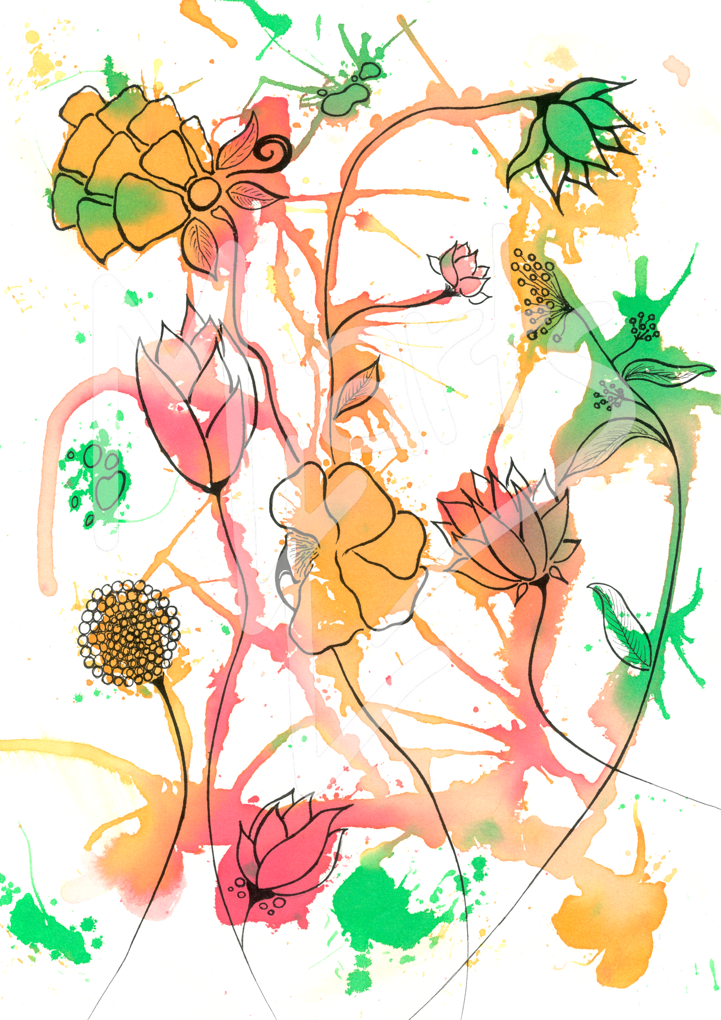Messy Flowers