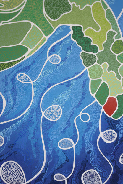 Abstract Patterns No. 8 (Green)