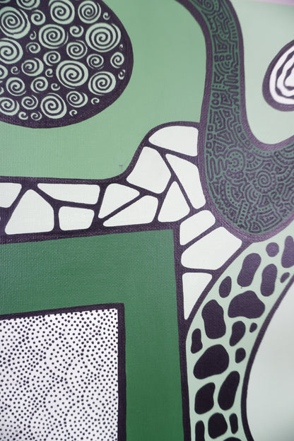 Abstract Patterns No. 8 (Green)