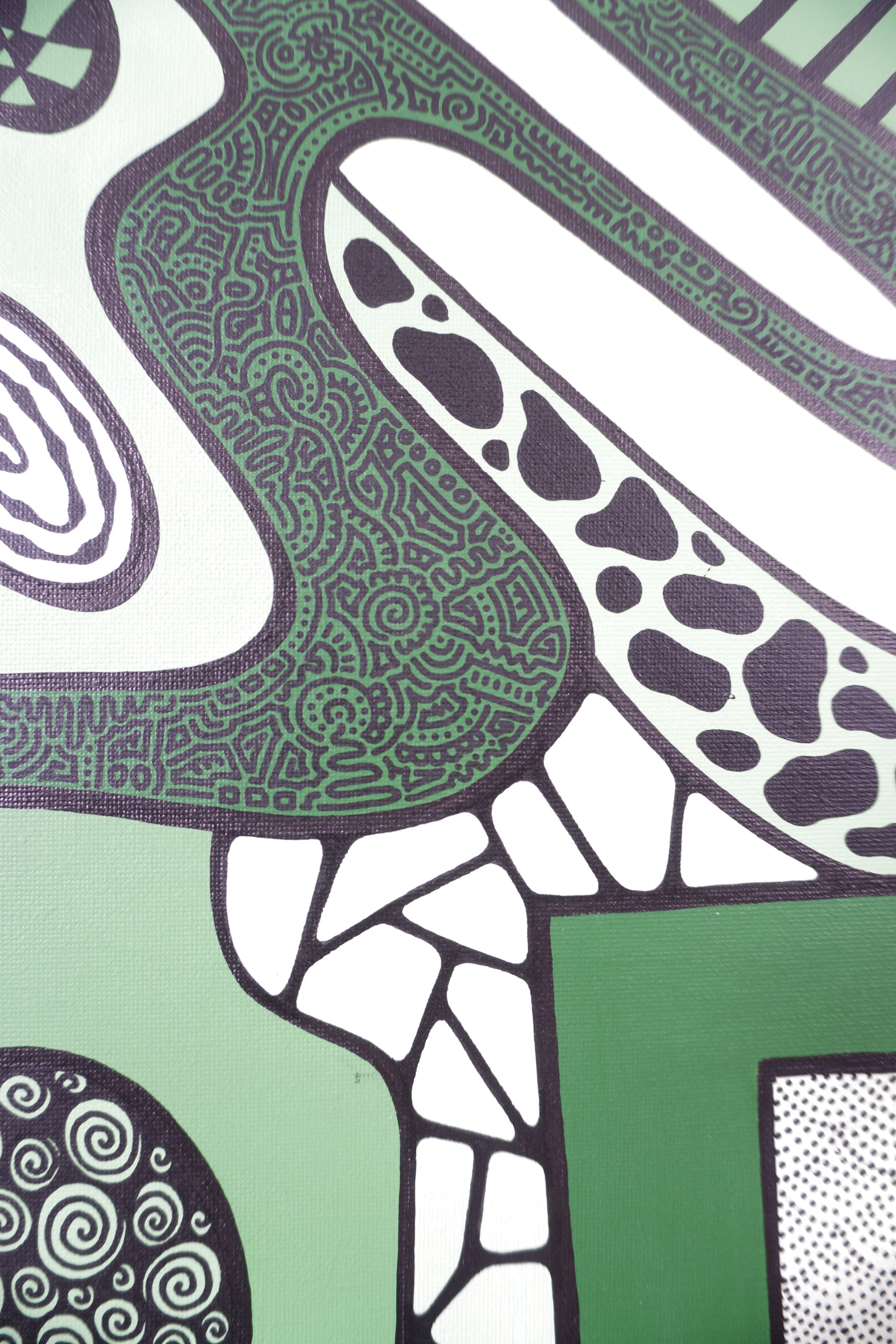 Abstract Patterns No. 8 (Green)