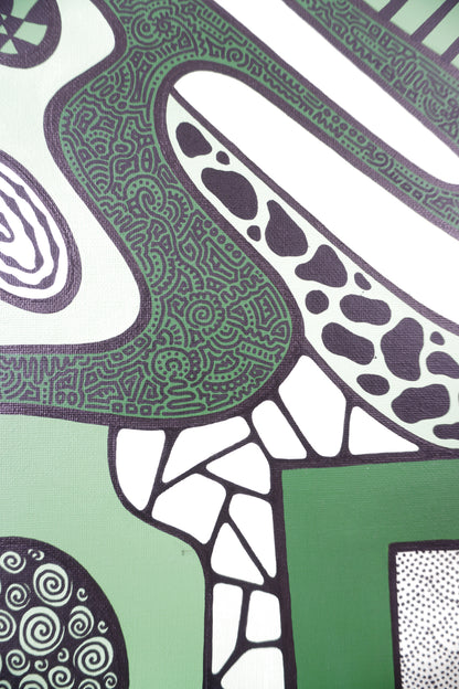 Abstract Patterns No. 8 (Green)