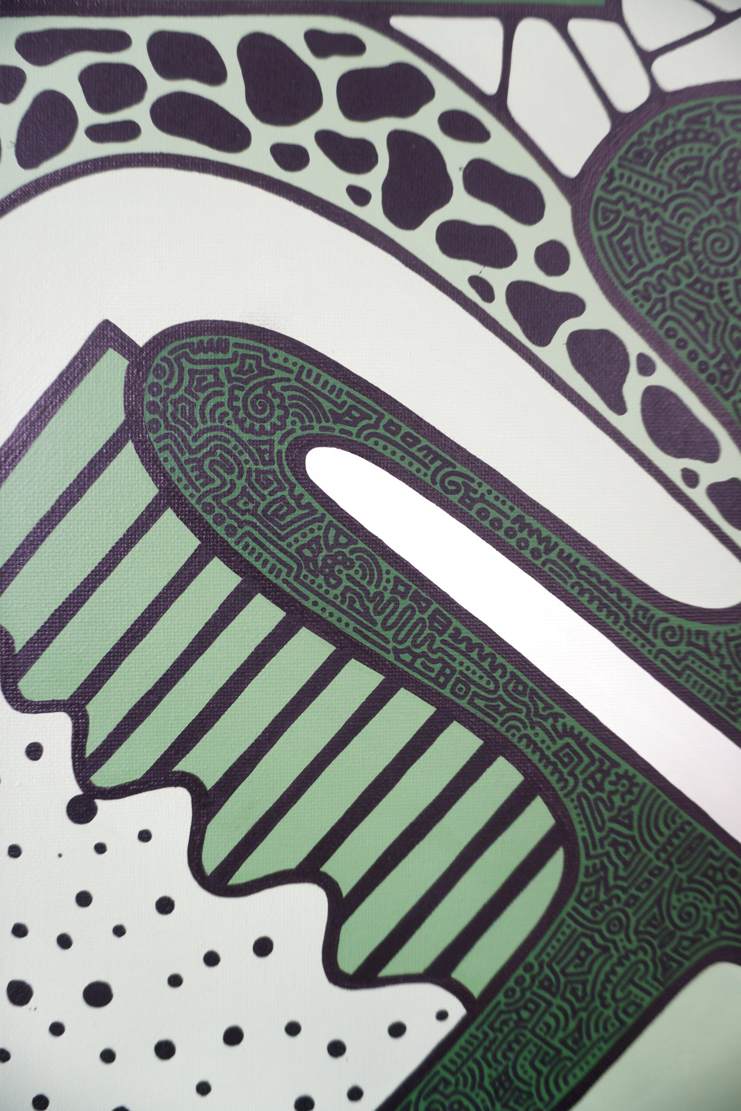 Abstract Patterns No. 8 (Green)