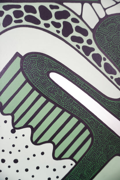 Abstract Patterns No. 8 (Green)