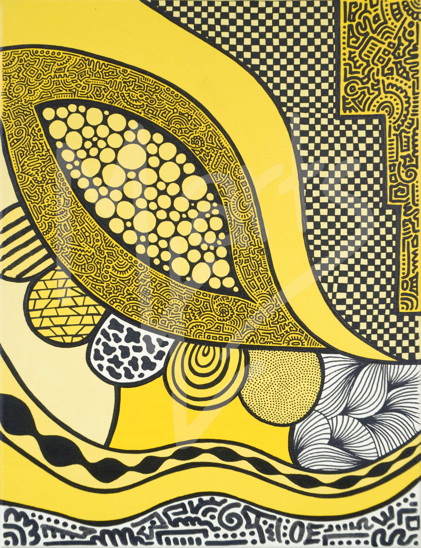Abstract Patterns No. 8 (Green)